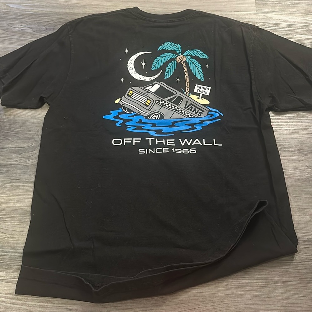 Vans Black Graphic Men's T-Shirt